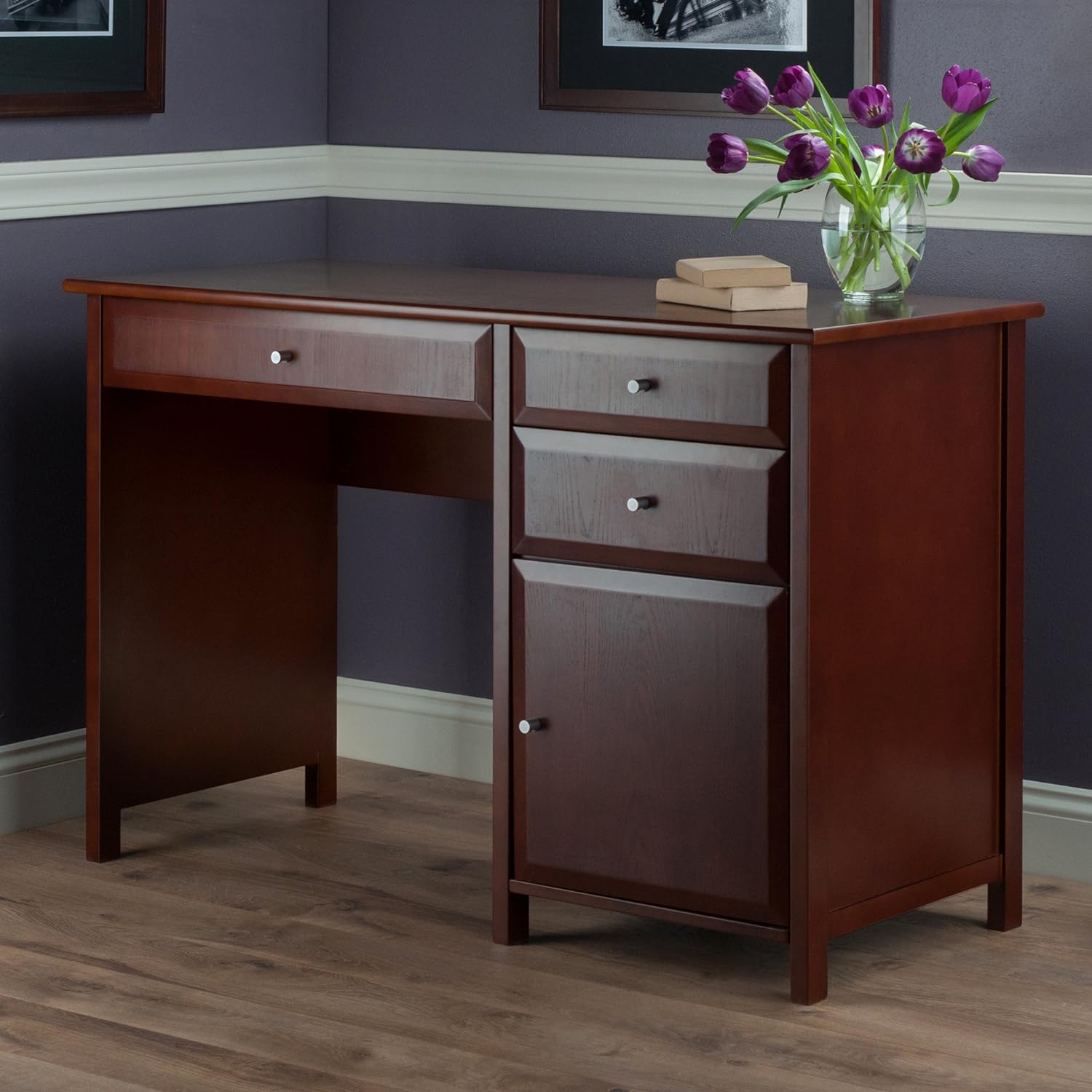 Winsome Delta Home Office, Walnut