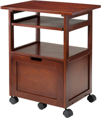 Winsome Piper Home Office, Walnut, 24.02"W x 29.65"H x 17.32"D