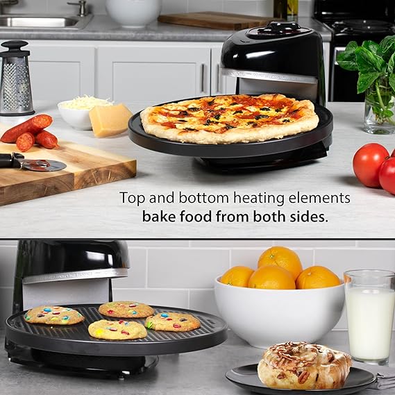 Presto 03430 Pizzazz Plus Rotating Oven, Black