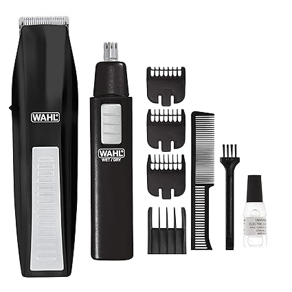 Wahl Cordless Beard Trimmer w/Ear/Nose/Brow Trimmer