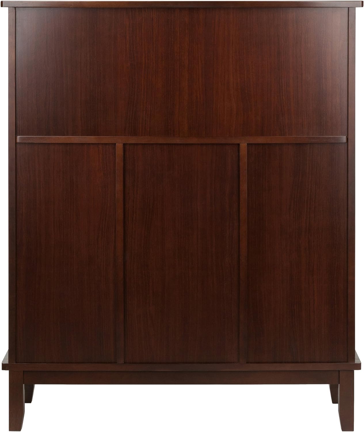 Winsome Beynac Bar Cappuccino Wine Cabinet