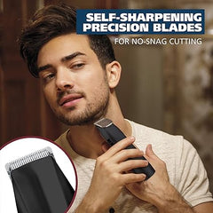 Wahl Cordless Beard Trimmer w/Ear/Nose/Brow Trimmer