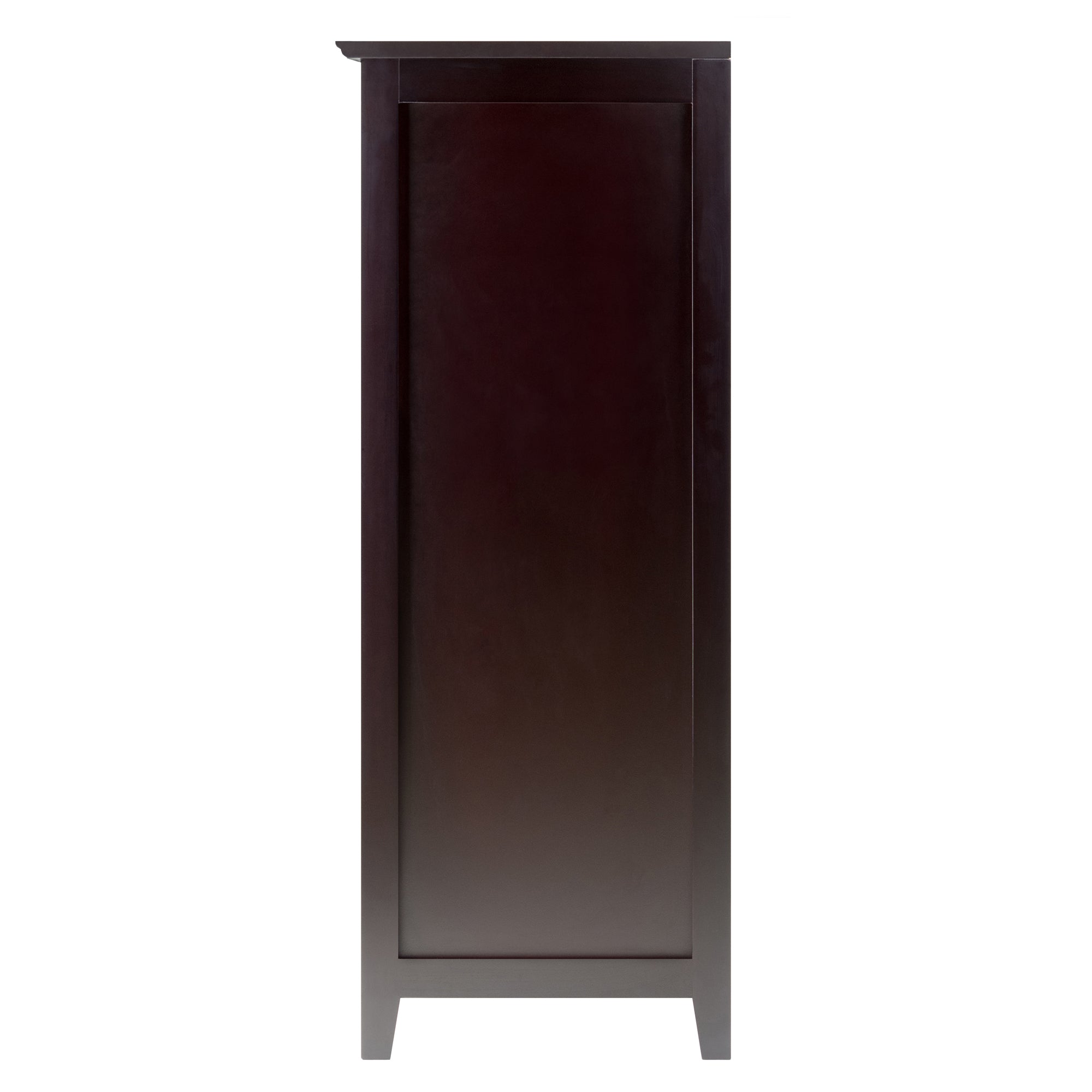 Winsome Wood 25-Bottle Slot Modular Bordeaux Wine Cabinet