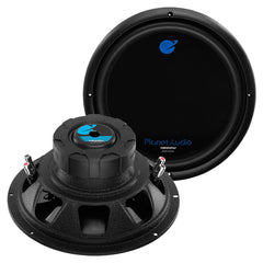 Planet Audio AC12D 12 Inch Car Subwoofer - 1800 Watts Max, Dual 4 Ohm Voice Coil, Sold Individually, for Truck Boxes and Enclosures, Hook Up to Amplifier