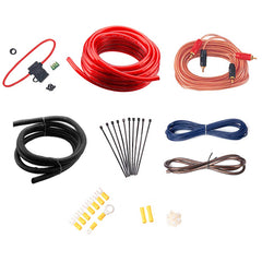 BOSS Audio Systems KIT-ZERO 10 Gauge Wiring Installation Kit for Car Amplifiers - A Car Amplifier Wiring Kit Helps You Make Connections and Brings Power to Your Radio, Subwoofers and Speakers